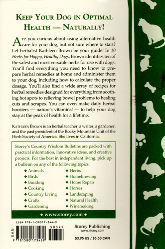 Ten Herbs for Happy, Healthy Dogs Booklet